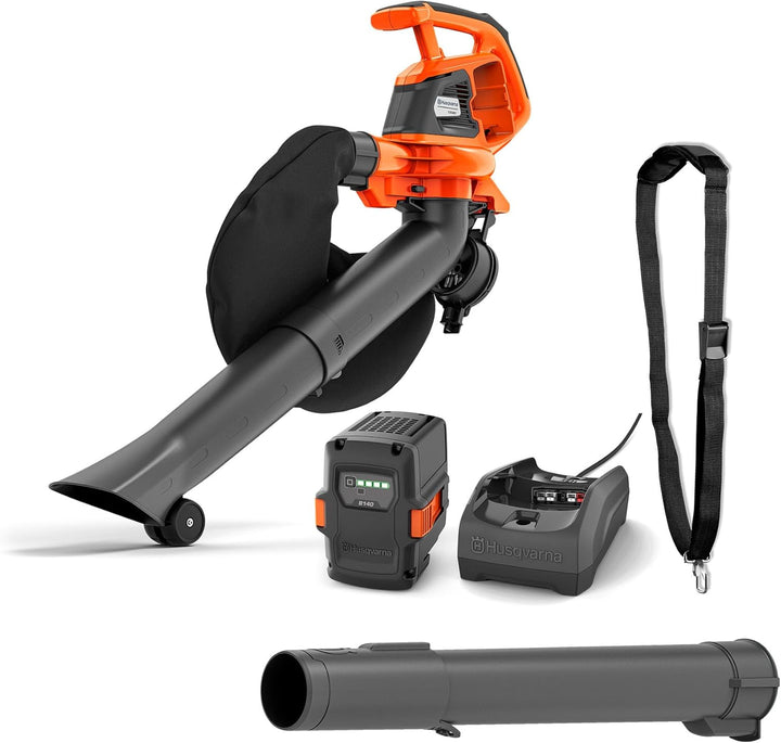 Husqvarna Laubsauger & -Bläser 120iBV (inkl. Akku BLi20 & Ladegerät 40-C80)