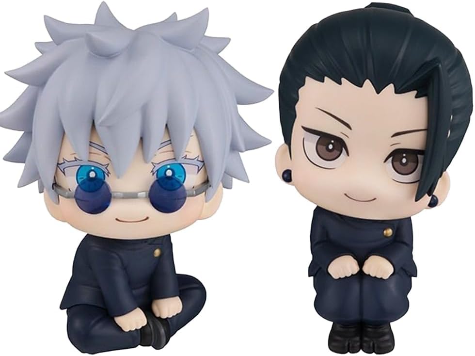 2Stk Satoru Gojo/Suguru Geto Figur Statue 25,24 cm Cartoon Figuren Modell Spielzeug Sammlerobjekt Or
