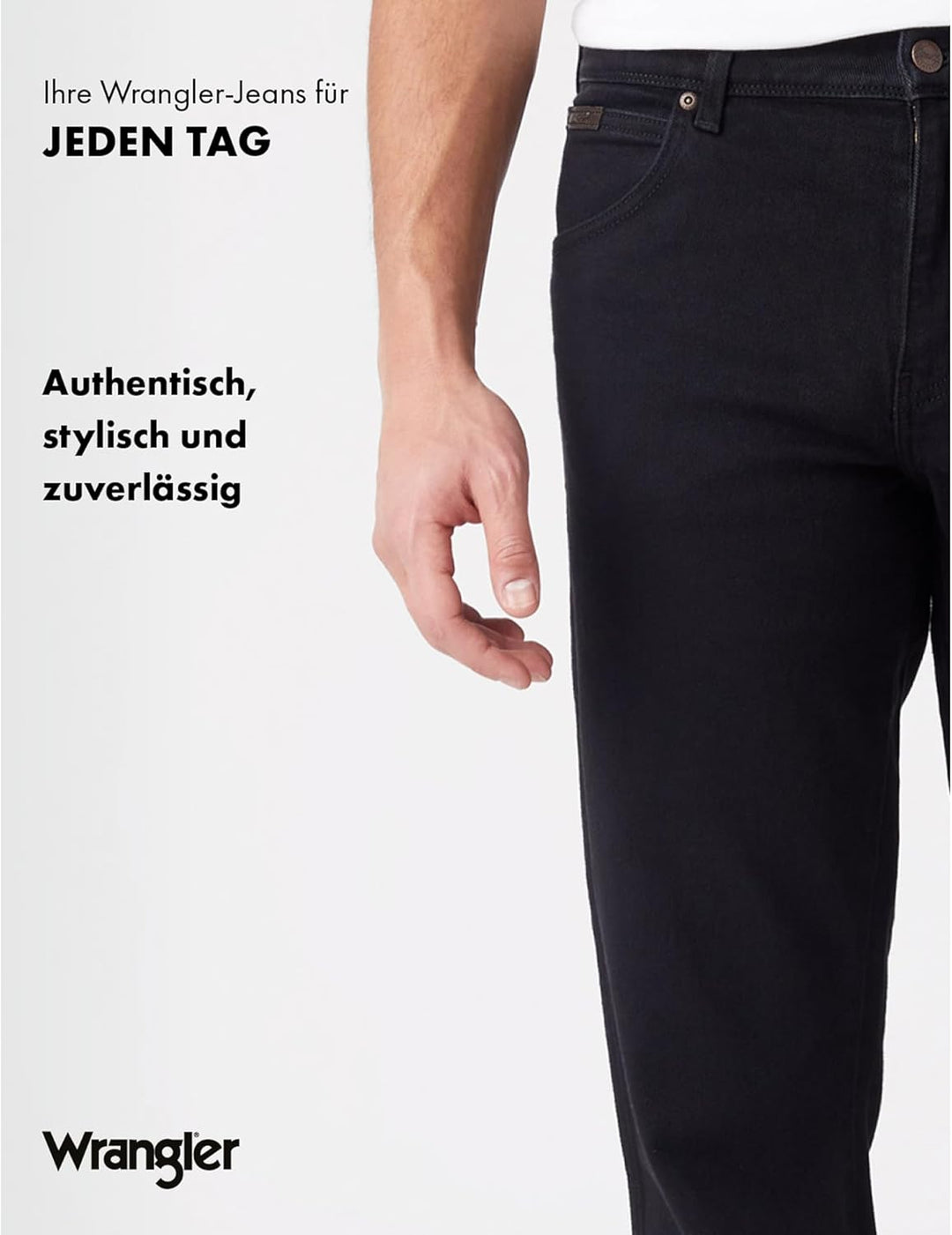 Wrangler Herren Texas Straight Jeans, 36W / 34L