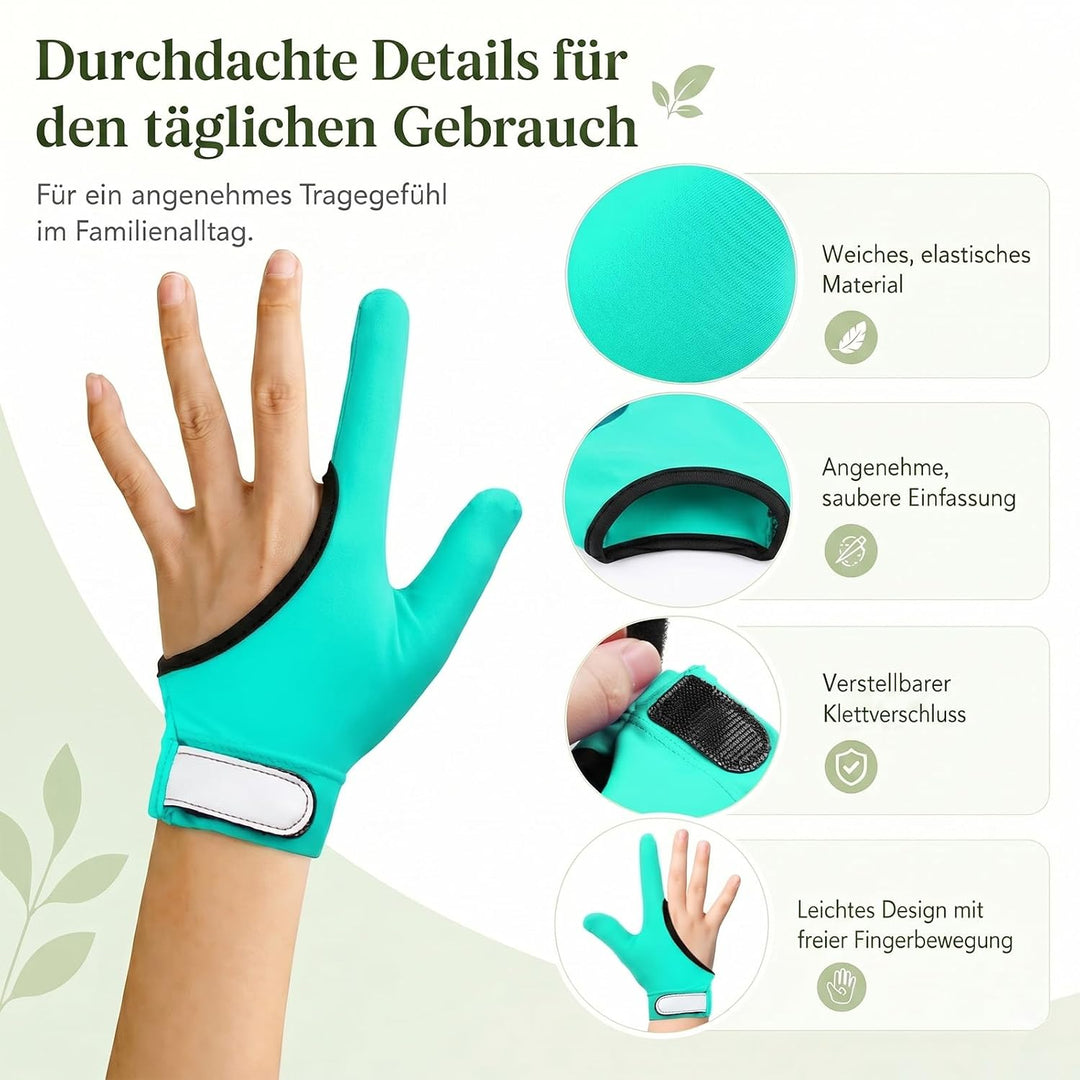 4 Stück Daumenlutschen Abgewöhnen Daumenlutschen Stop Kinder Daumen Saugen Guard Handschuhe Kaukompr