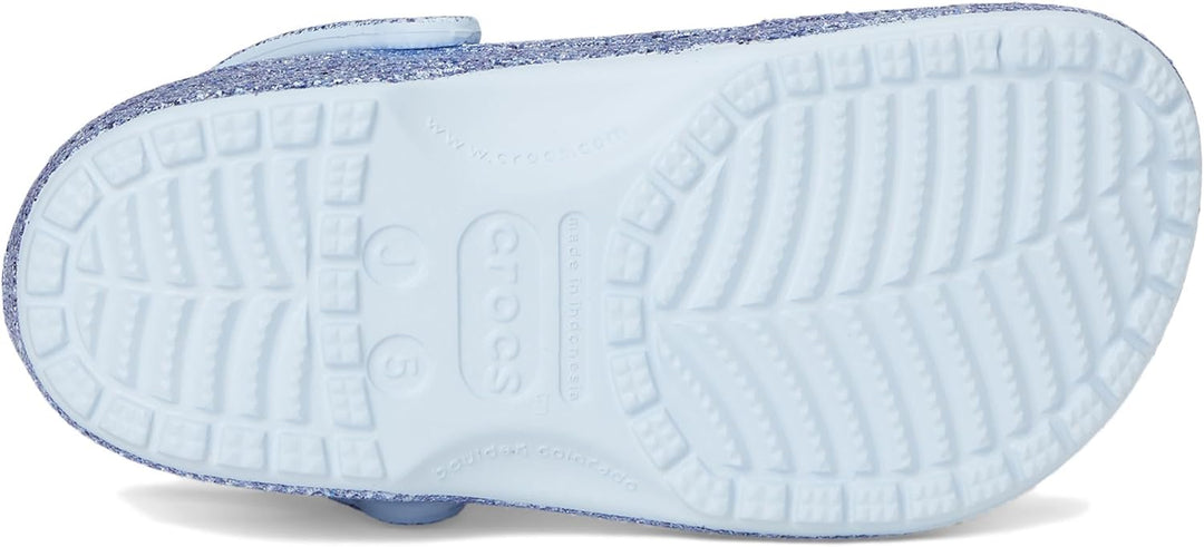 Crocs Unisex Crocband Clogs 30 EU Blue Frost Glitter, 30 EU Blue Frost Glitter