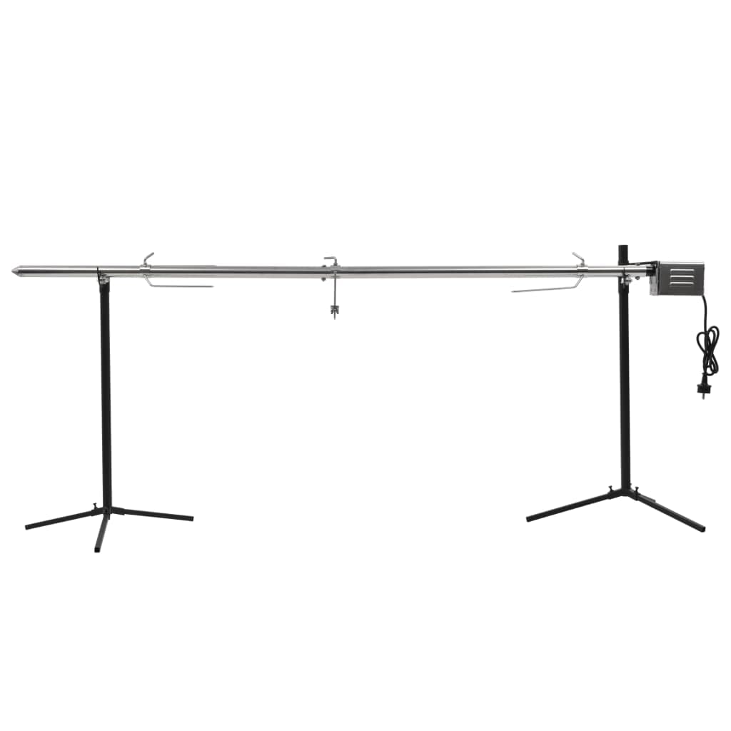 IKAYAA Spanferkelgrill mit Motor Rotisserie Grill Mit Motor Elektrischer Drehspiess BBQ-Spiessgrill