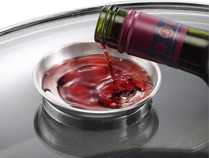 EliteHoff Bräter Induktion mit Deckel 6,5 L – Aluguss Bratentopf, Ofenfester Bräter, Universalbräter