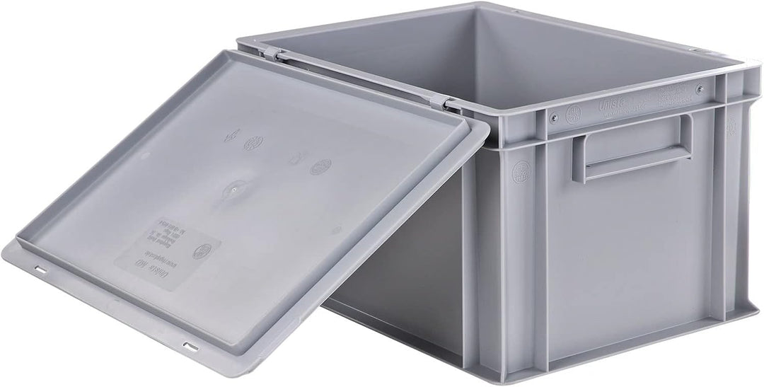 Eurobox mit Deckel 400x300x235mm | Aufbewahrungsbox, Box, Kunststoffbox, Lagerbox, Regalbox