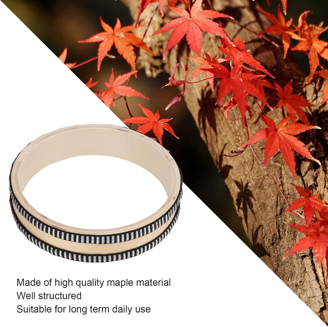 Asixxsix Ocean Drum, 6,1 Zoll Kleine Tragbare Sea Drum Wave Bead Handtrommel mit Ahornholzschale Oce