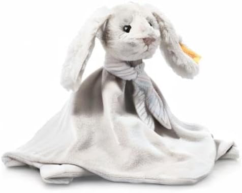 Steiff Kuscheltier Hoppie Hase Schmusetuch, Süsses Stofftier, Jungen, Mädchen & Babys ab 0 Monaten,
