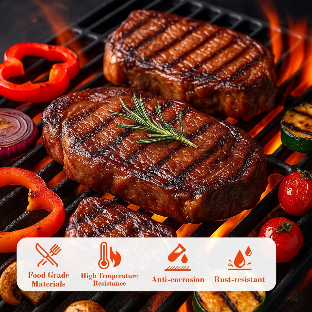 Denmay 43 x 63 cm Gusseisen Grillrost für Charbroil, Enders Boston 3, Enders Monroe 3 Pro, Landmann