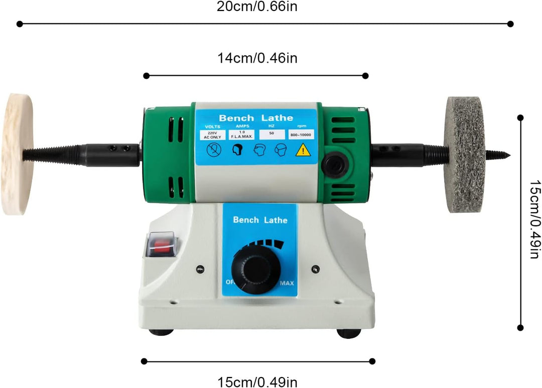 Elektroschleifer-Poliermaschine 10000rpm/min Schleifmaschine 320W 220V Tisch Poliermaschine für Schm