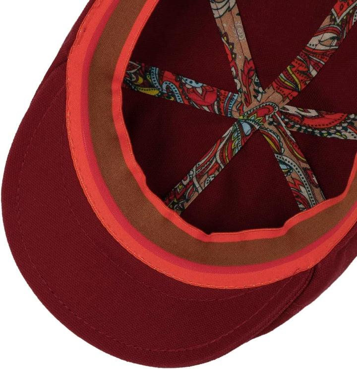 LIERYS Uni Cotton Flatcap - Klassische Form - Schiebermütze mit Stretchfutterband - Herren - Frühjah