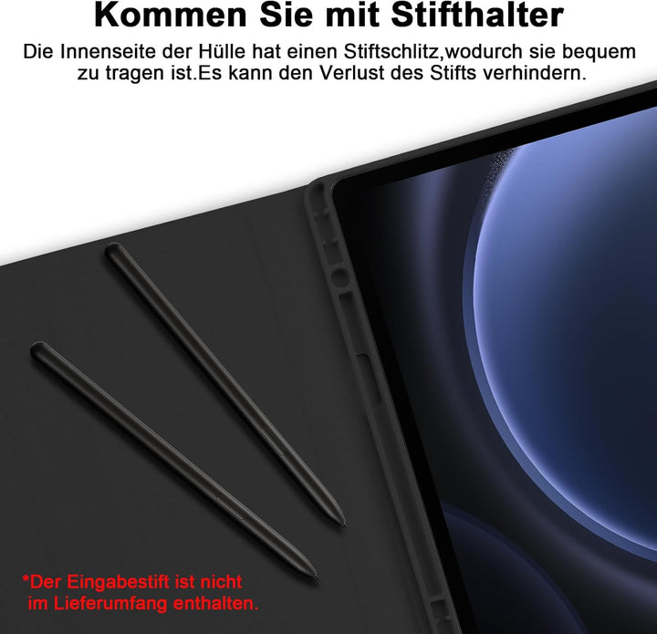 Bettdow für Samsung Galaxy Tab S10 Lite/S10 FE 10.9" 2025 Tastatur Hülle, Deutsch QWERTZ Layout Abne