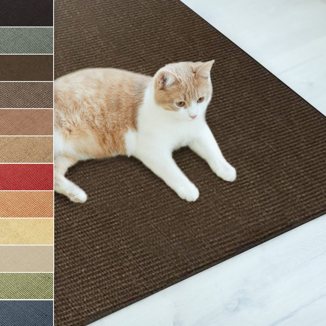 Floordirekt Sisal Fussmatte Teppich Vorleger Kratzteppich Katzenmöbel Kratzmatte Sisalmatte, widerst