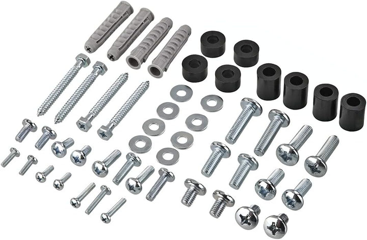 Hama TV-Wandhalterung Ultraslim (Wandhalter Fernseher für 32-65 Zoll, Fixe Halterung VESA bis 400x40