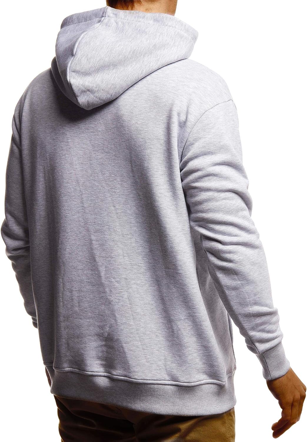 Leif Nelson Herren Hoodie Pullover mit Kapuze Oversize Kapuzenpullover für Männer Pulli Longsleeve S