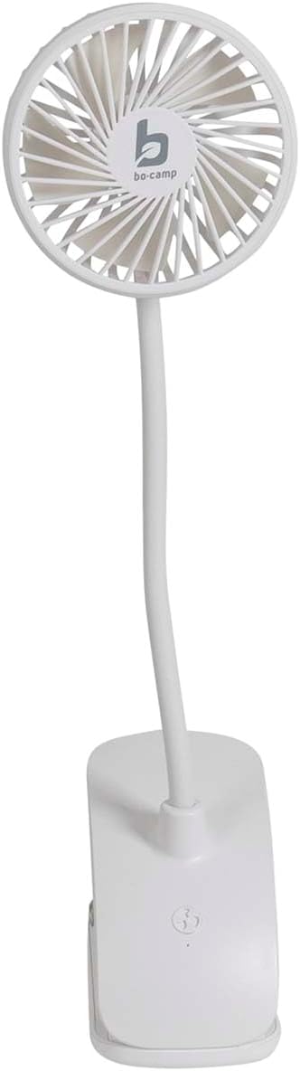Bo-Camp - Tischventilator mit Klemme - Flex - ABS - Weiss