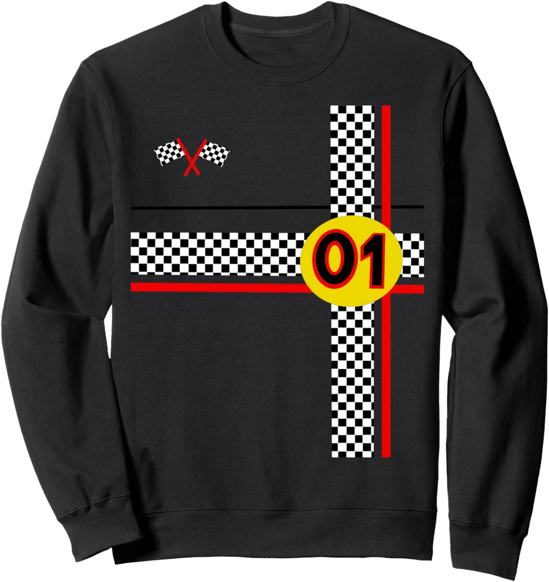 Autorenn-Piloten-Halloween-Kostüm, lustiges Geschenk für schnelle Rennfahrer Sweatshirt