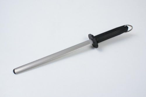 GRÄWE Diamant-Wetzstahl - Härte 70-80 HRC - Messerschärfer mit Diamantbeschichtung - oval - Zuglänge