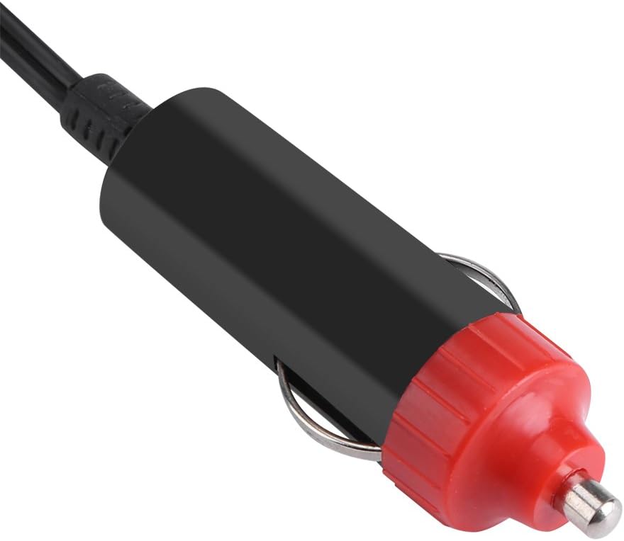 Nikou Auto Ventilator Mini Lüfter mit Clip, 12V 25W Fahrzeug Clip-On Ventilator 180° Drehung, Tragba