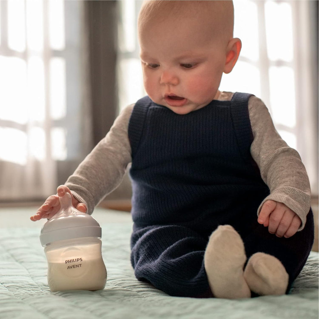 Philips Avent Flasche Natural mit Responsivschnuller 125ml, 2 Stück (Modell SCY900/02)
