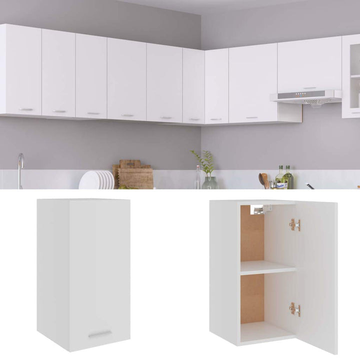 homiuse Hängeschrank Weiss 29,5x31x60 cm Holz KüChenschrank HäNgeschrank KüChe KüChenunterschrank Kü