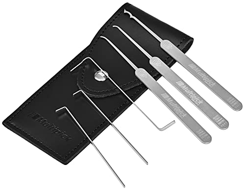 MULTIPICK ELITE 6 Lockpicking Set [6 Teile | 0,6 mm] - Lockpick Tool, Schlösser knacken - Lock Picks