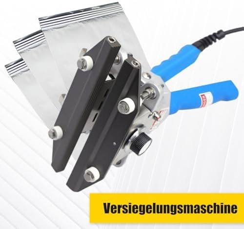 300W Handklemm Versiegelungsmaschine, Tragbare Mini Folienschweissgerät Handheld-Heisssiegel Maschin