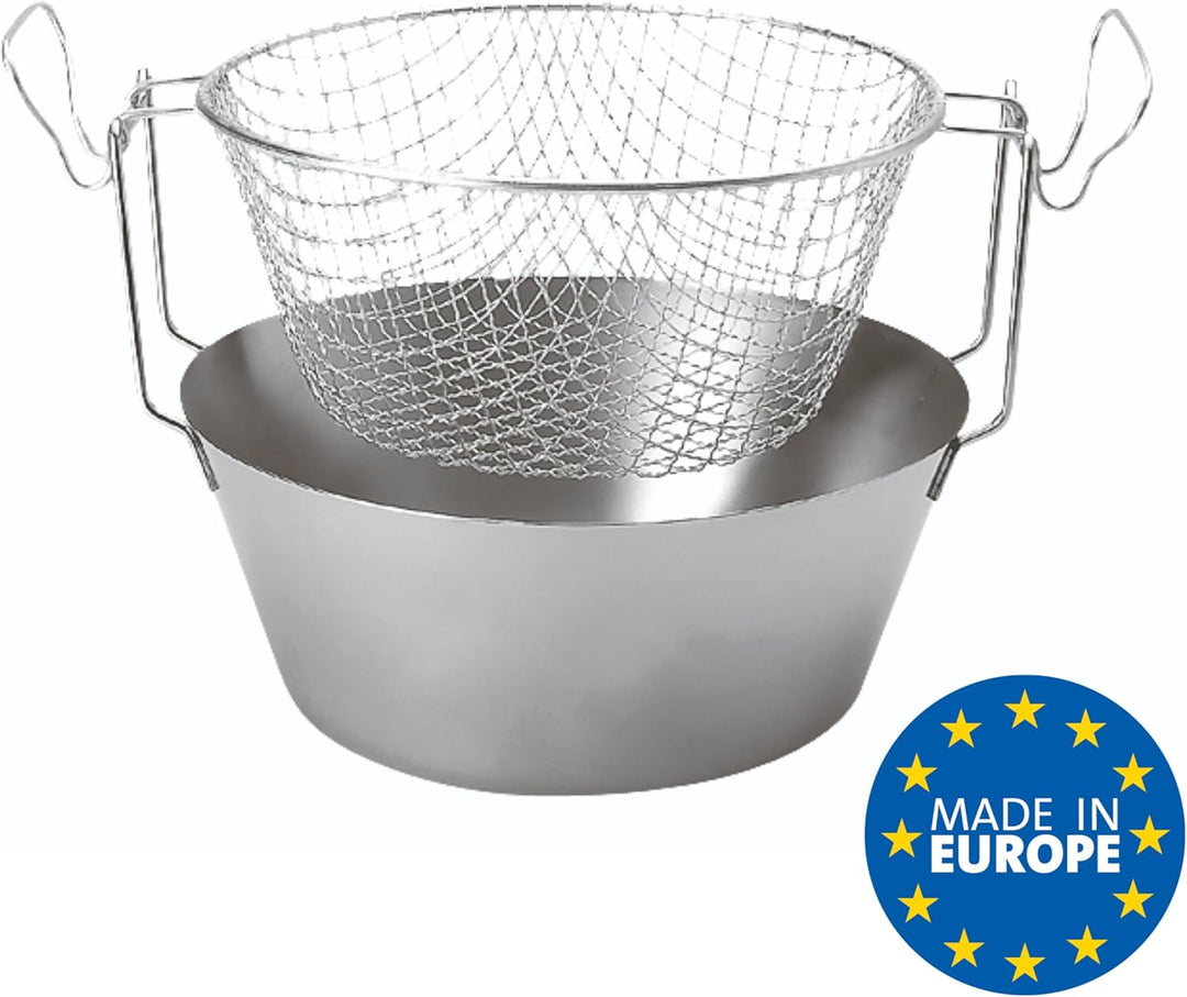 Artame art23224 Fritteuse Thermoboden Edelstahl 24 cm, 24