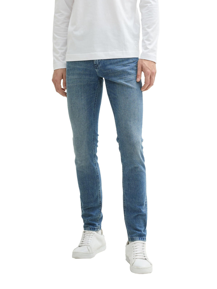 TOM TAILOR Herren Troy Slim Jeans 30W / 30L 10113 - Clean Mid Stone Blue Denim, 30W / 30L 10113 - Cl