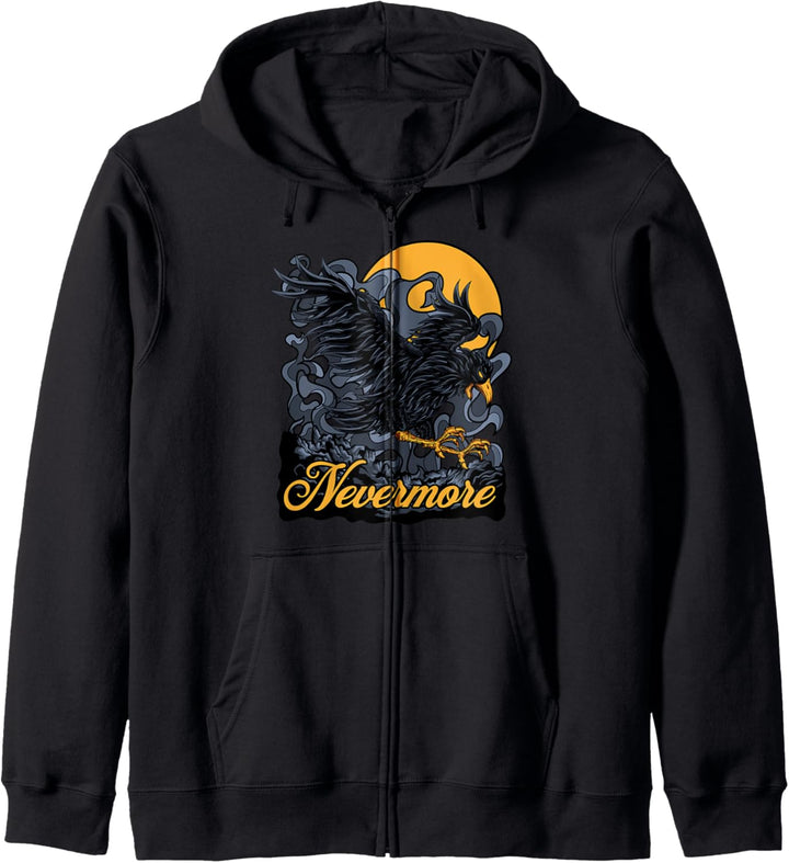 Edgar Allan Poe Der Rabe Nevermore Kapuzenjacke