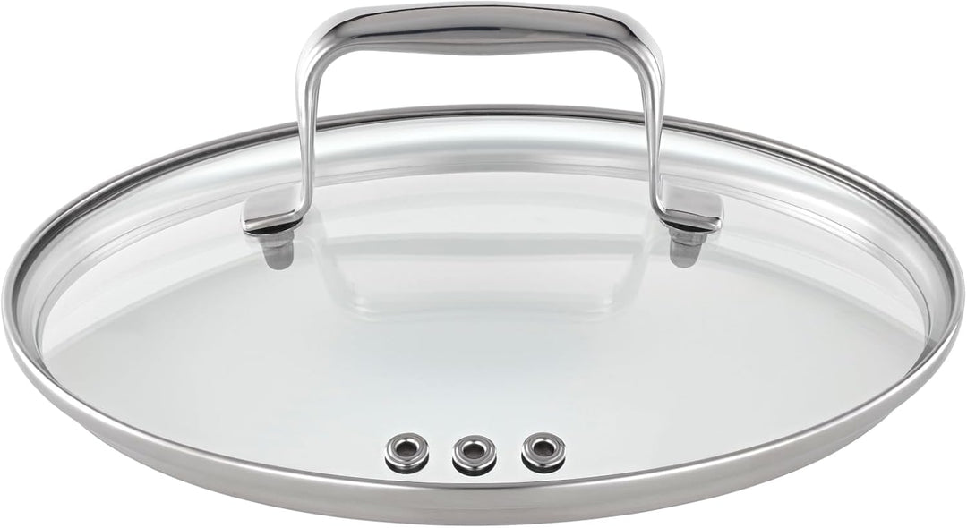 RÖSLE CHARM Kochtopf, Hochwertiger Universaltopf aus Edelstahl 18/10, 24 cm, Glasdeckel, Innenskalie