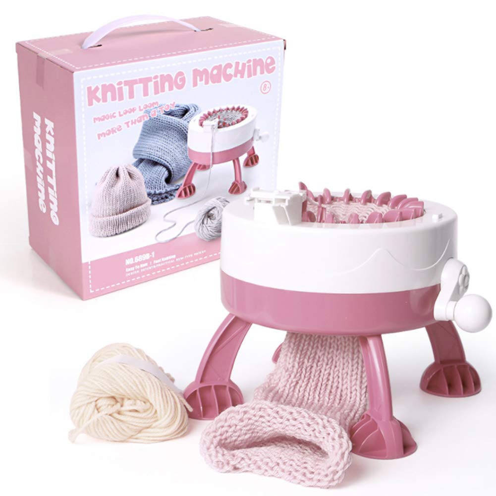 Dekaim Handstrickmaschine，DIY-Kunststoff-Handstricknähmaschine, Strickmaschine, Runder Webstuhlrahme