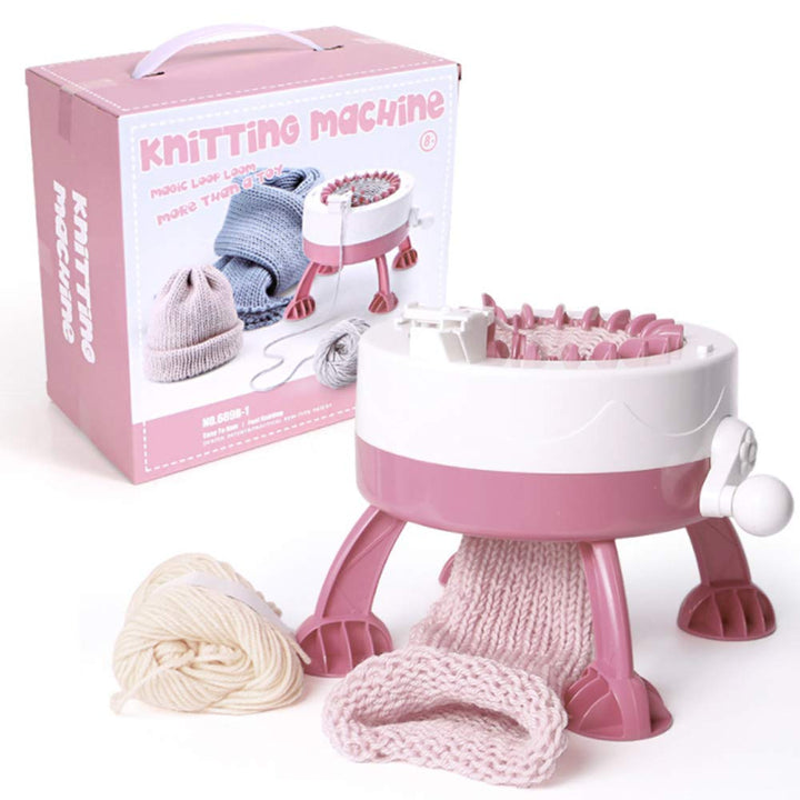 Dekaim Handstrickmaschine，DIY-Kunststoff-Handstricknähmaschine, Strickmaschine, Runder Webstuhlrahme
