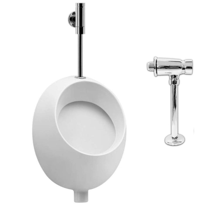 VBChome Urinal Geberit Keramik Zulauf Oben Weiss Modern Hochwertig Pinkelbecken senkrecht Pissoir Pi