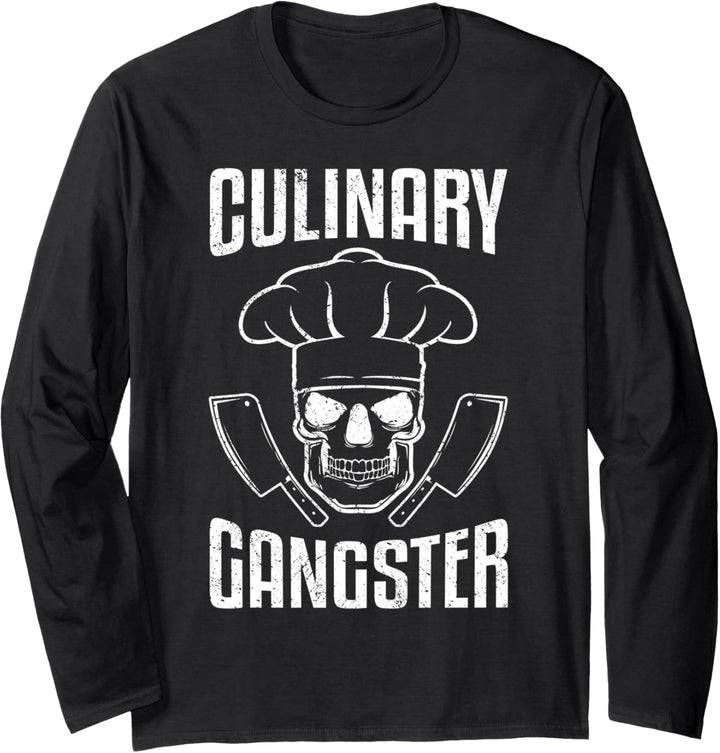 Kulinarischer Gangster - Kochen Koch Food Cook Langarmshirt
