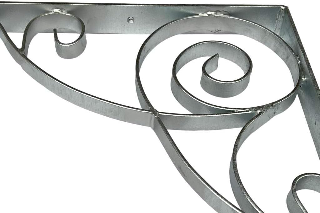 DanDiBo Konsole 50x50 cm Kopfbänder Schmiedeeisen 96420 Metall Feuerverzinkt Winkelverbinder Winkelk