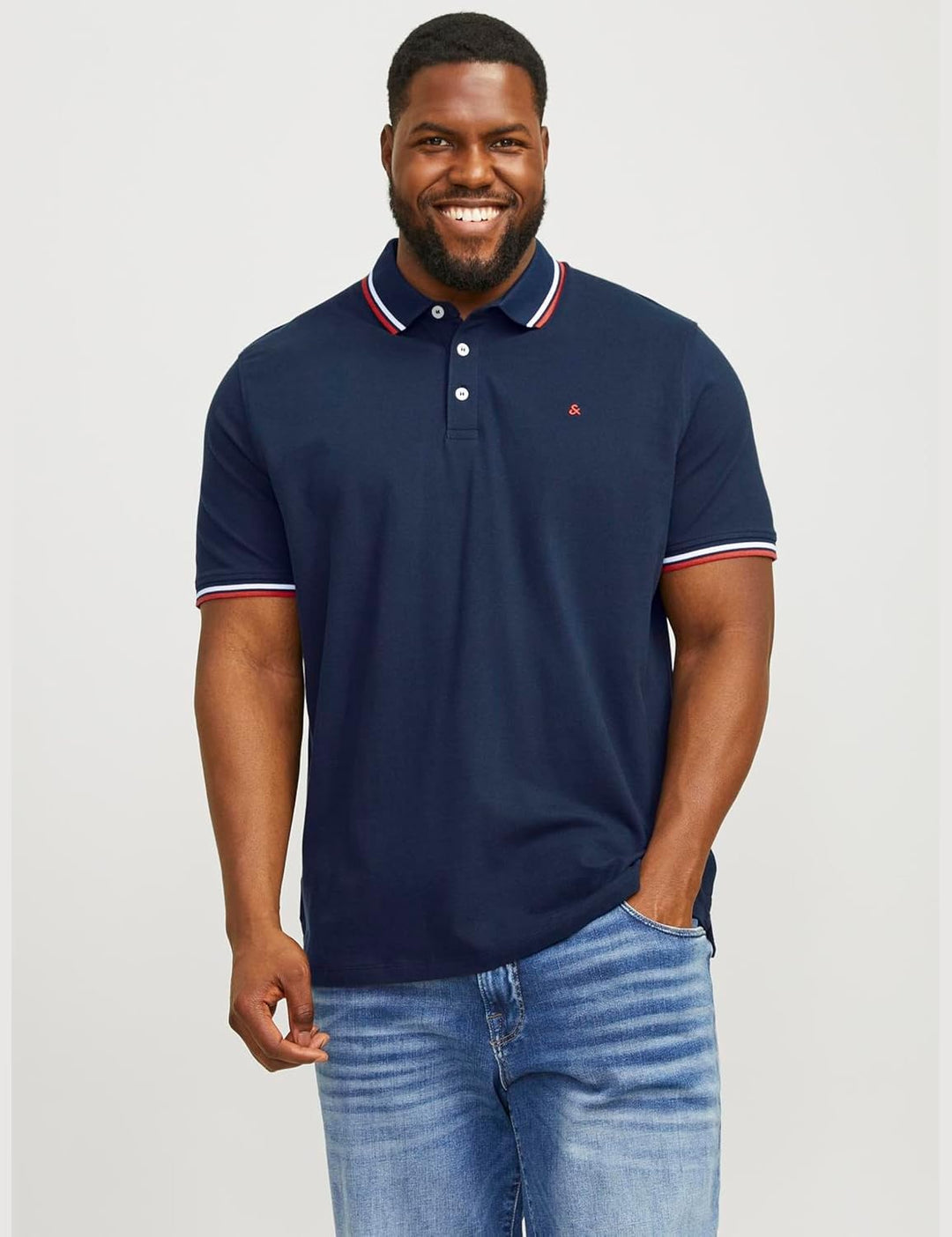 Jack &amp; Jones Herren Jjepaulos Polo Ss Noos Polohemd (1er Pack) XS Navy Blazer, XS Navy Blazer