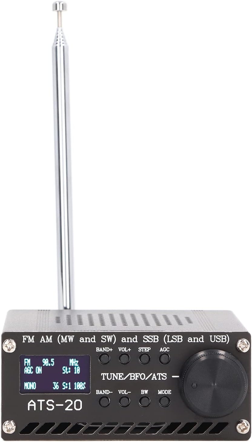 ATS 20 SI4732 Vollband-Funkempfänger Radios Kurzwellenempfänger AM FM MW SW SSB LSB USB-Scanner Trag