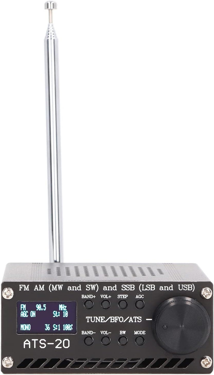ATS 20 SI4732 Vollband-Funkempfänger Radios Kurzwellenempfänger AM FM MW SW SSB LSB USB-Scanner Trag