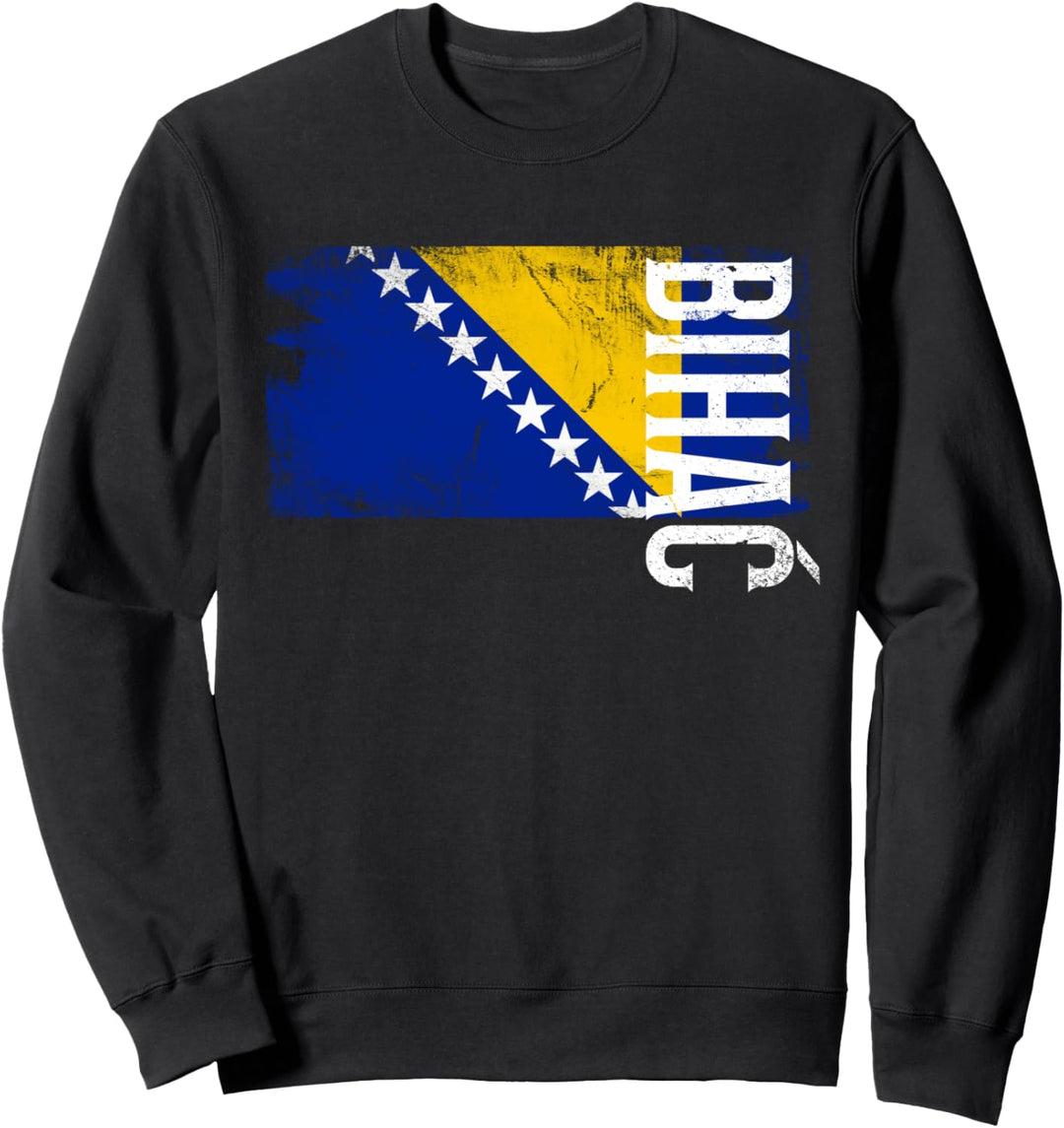 Bihac Bosnien-Flagge, für bosnische Herren, Damen, Kinder Sweatshirt