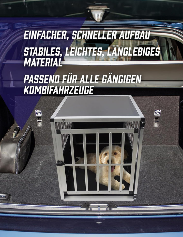 Villa Hunde Transportbox - Sicherer, bequemer Transport für deinen Hund - Stabile Konstruktion, in v
