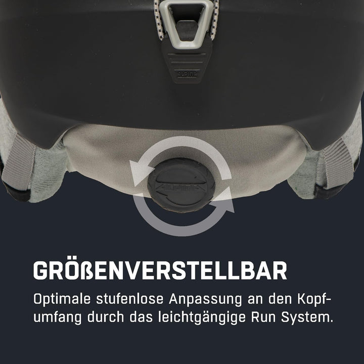 ALPINA GRAND JR - Sicherer, Leichter, Stossabsorbierender & Individuell Anpassbarer Skihelm Für Kind