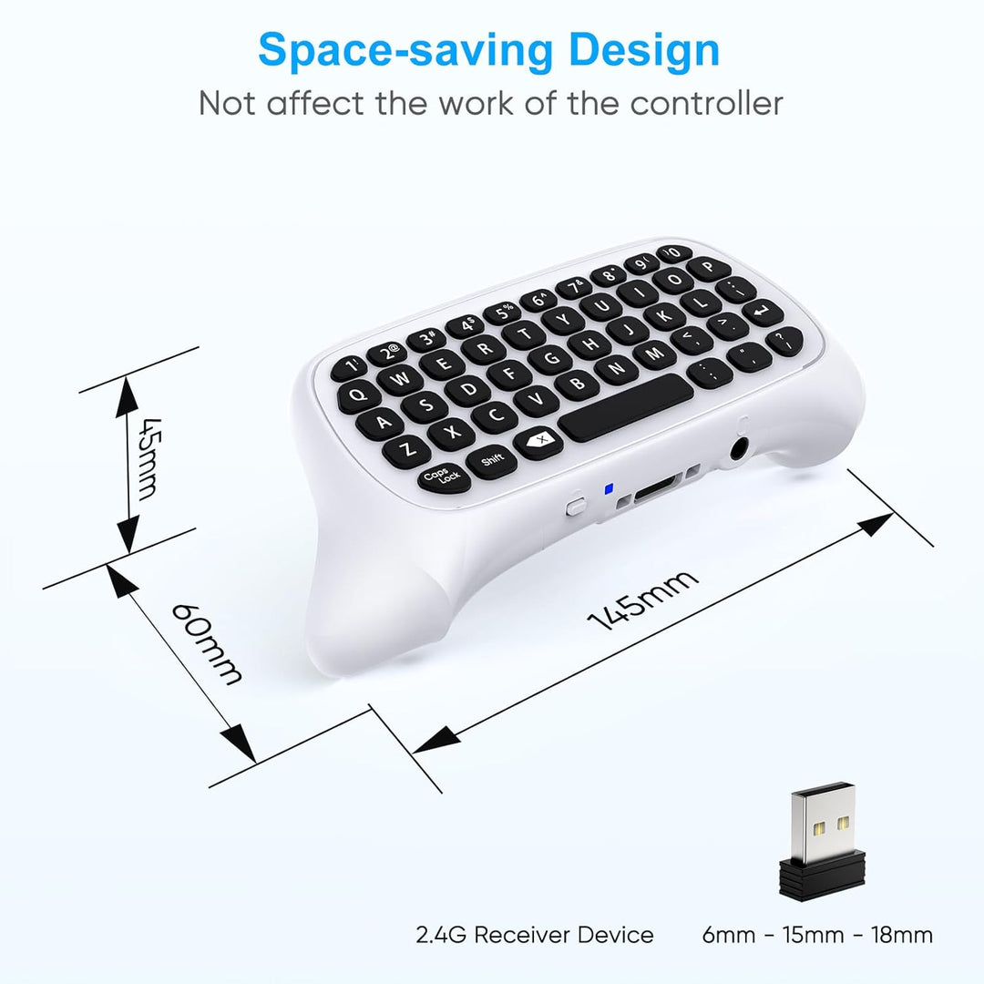 Auarte Tastatur für Xbox Series X/S, One/One X/S, Elite One/2 Controller, kabelloses Bluetooth Game