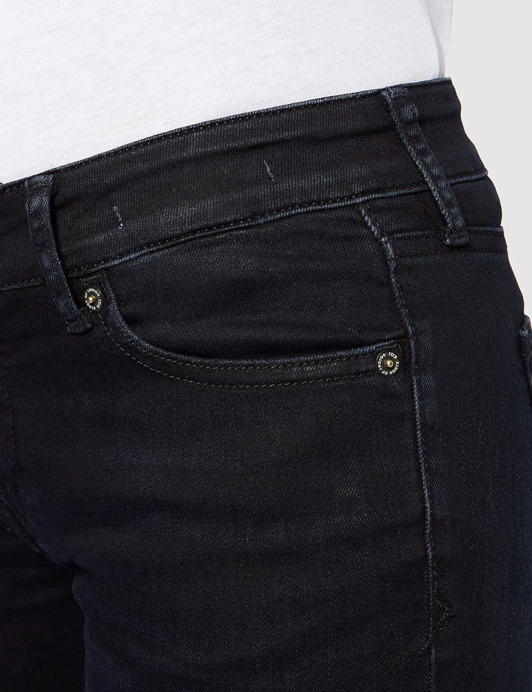 Kings of Indigo Damen Juno Jeans 26W / 32L Blau (Midnight Overdye 3005), 26W / 32L Blau (Midnight Ov