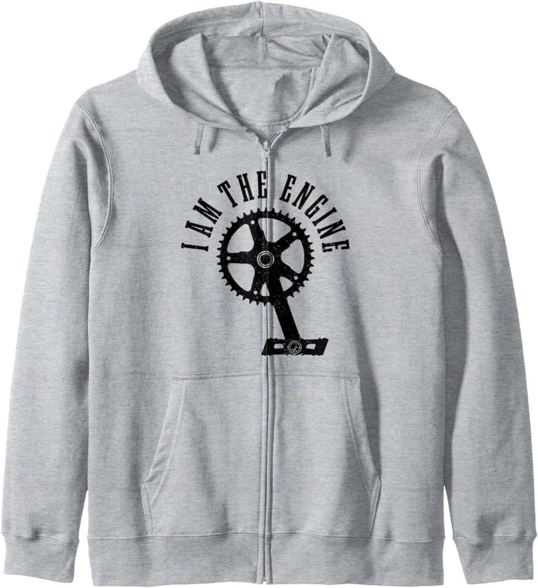 Fahrrad Mountainbike MTB Radfahrer Rennrad I Am The Engine Kapuzenjacke