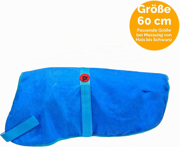 Petface Cooling Summer Hundemantel, 60 cm, Blau blau 60 cm, blau 60 cm