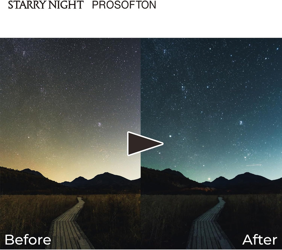 Kenko Effektfilter Starry Night Prosofton φ58mm, Reduzierung der Lichtverschmutzung &amp; weicher Effekt