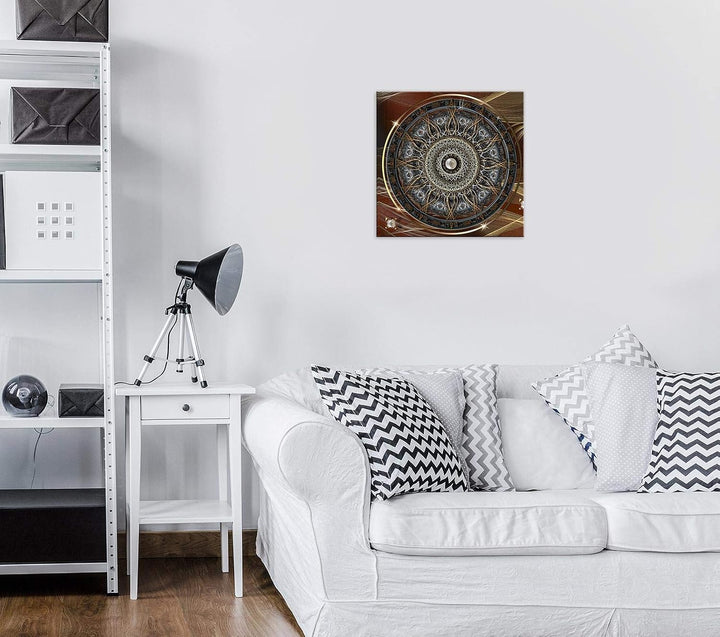Forwall Leinwand Bilder 40x40 cm | Mandala, Leinwandbilder, Bild auf leinwand, Format: 40x40 cm (BxH