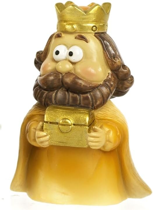 Paben Religiosi Krippen-Set, lustig, 7 Figuren, 4,3 cm, Harz