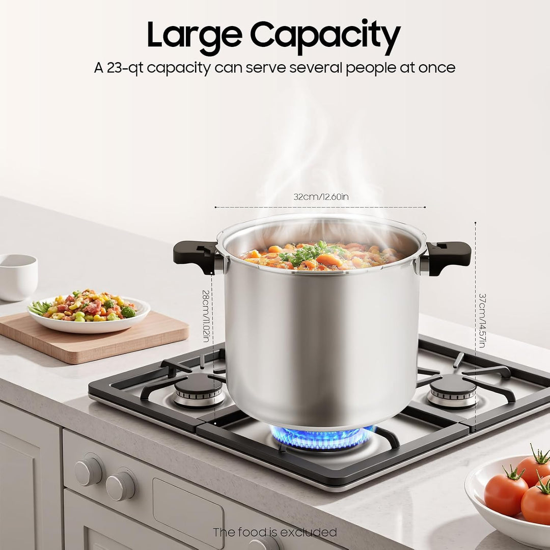 22L Schnellkochtopf 23Qt Aluminiumlegierung pressure cooker