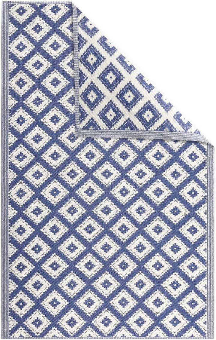 JEMIDI Outdoor Teppich 120x180cm gross - Terrassenteppich Balkonteppich Aussenteppich - Balkon Teppi