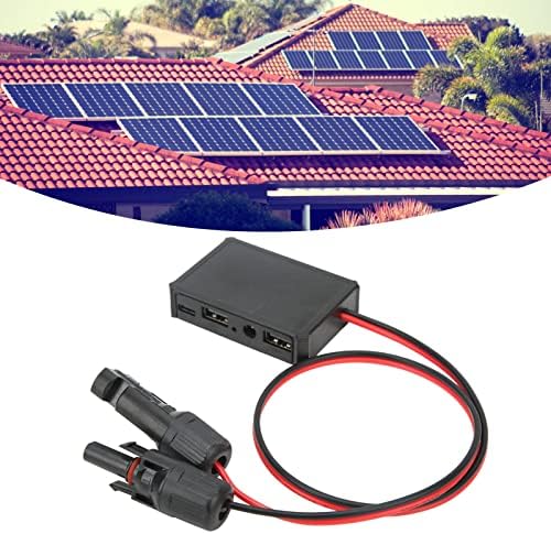 Konverter Solarpanel USB-Spannungsstabilisator Netzteil Regler-Ladegerät mit 1 TYP C 1 DC 2 USB-Schn